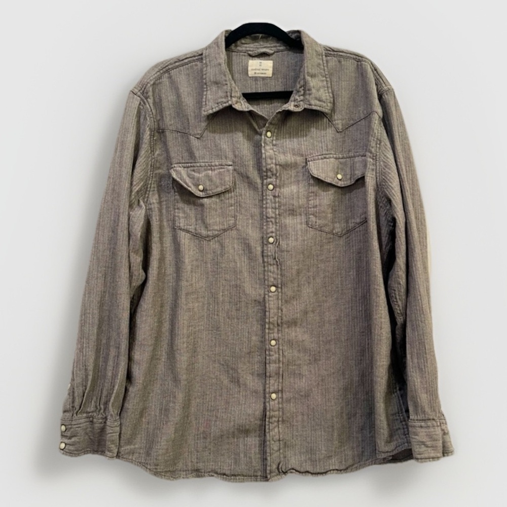 Mutual Weave Men’s 100% Cotton Button Front Shirt Sz XL-XXL